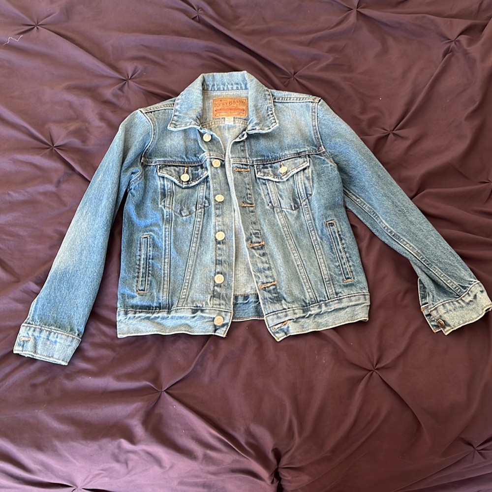 Lucky Brand long sleeve Denim jacket size xs